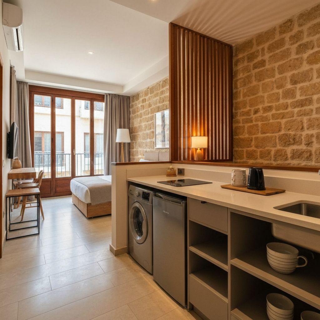 Studio Apartment — 1 Bedroom